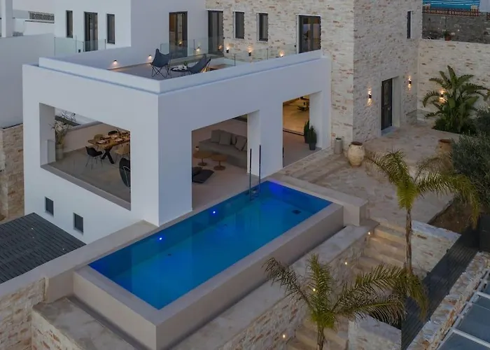 Βίλα - 4br - With Pool & Gym - Casa Olea *